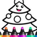 Desen de Crăciun pentru copii – Draw & Color